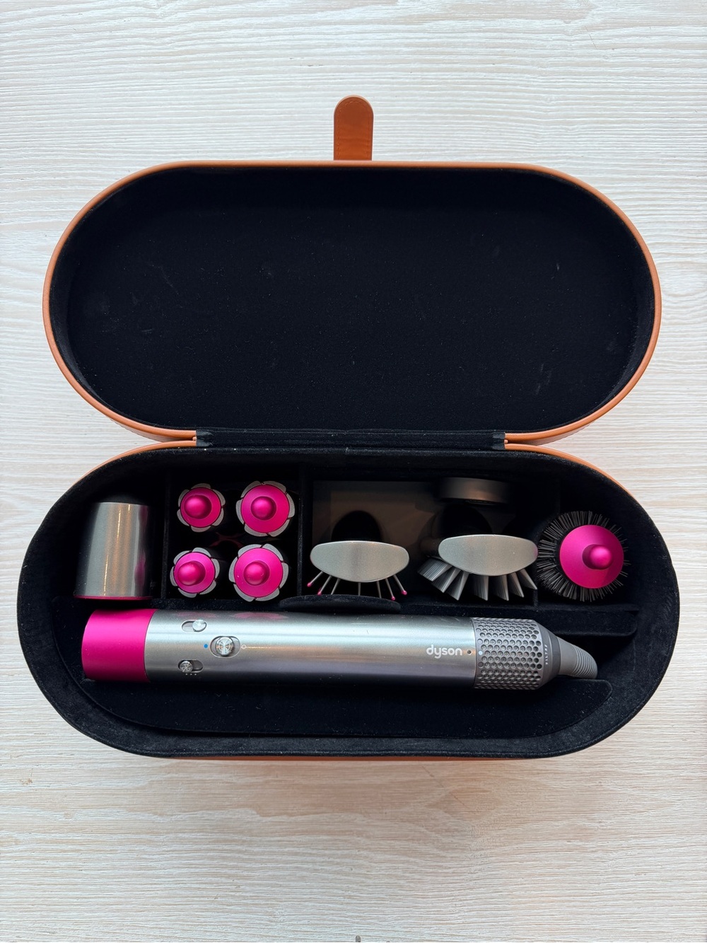 Dyson Airwrap Styling Set - Silver and Pink - Clean, Complete - Like New!
